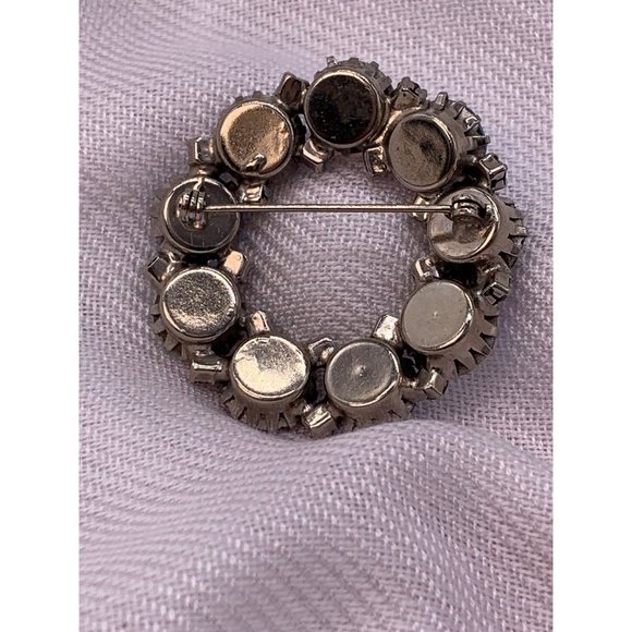 Spectacular Blue 1960s Brooch Aurora Borealis - Picture 4 of 4